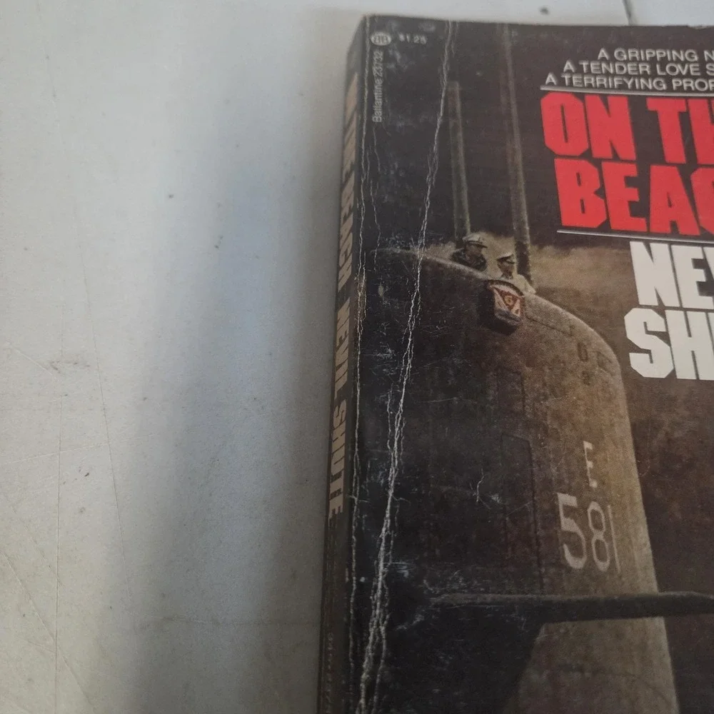 On The Beach by Nevil Shute 1974, Ballantine Books Pbk Nuclear WAR 1st Printing